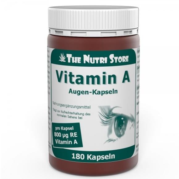 Витамин A The Nutri Store Vitamin A 800 мг 180 Caps (ФР-00000186)