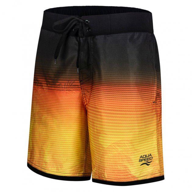 Плавки-шорти для чоловіків Aqua Speed NOLAN 9072 S Помаранчевий/Чорний (302-18 S)