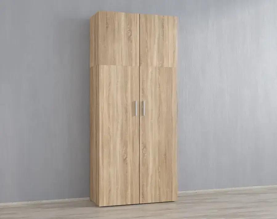 Шафа розпашна з полицями для прибирального інвентарю Дуб сонома (Р85б)