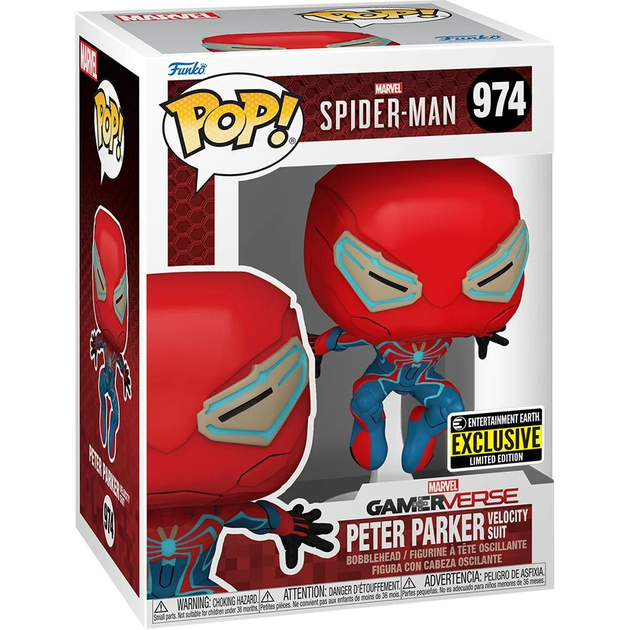 Фігурка Funko Pop Spider-Man 2 Peter Parker Velocity Suit - фото 2