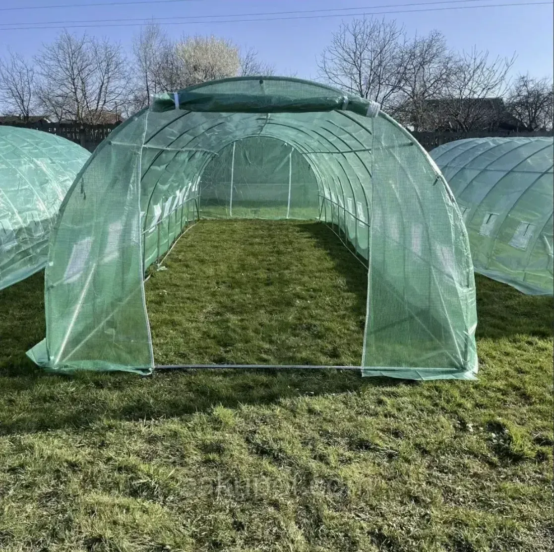 Теплица арочная под пленку с окнами VOLSO POLSKA 10х3х2 м Зеленый - фото 4 Теплица арочная под пленку с окнами VOLSO POLSKA 10х3х2 м Зеленый - фото 4