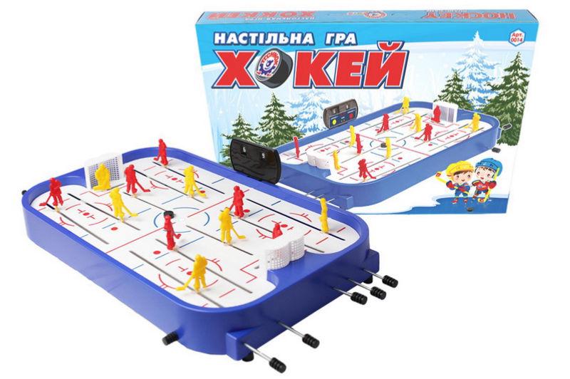 Игра настольная хоккей Технок 0014 53x38x7 см Разноцветный