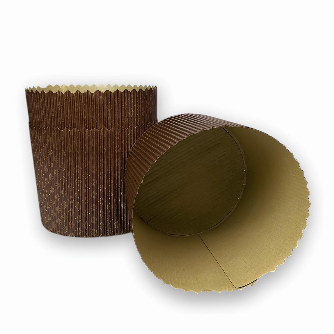 Форма для панетоне Good Baking з перфорацією 7 шт. 130х115 мм Темно-коричневий (PN018) - фото 3