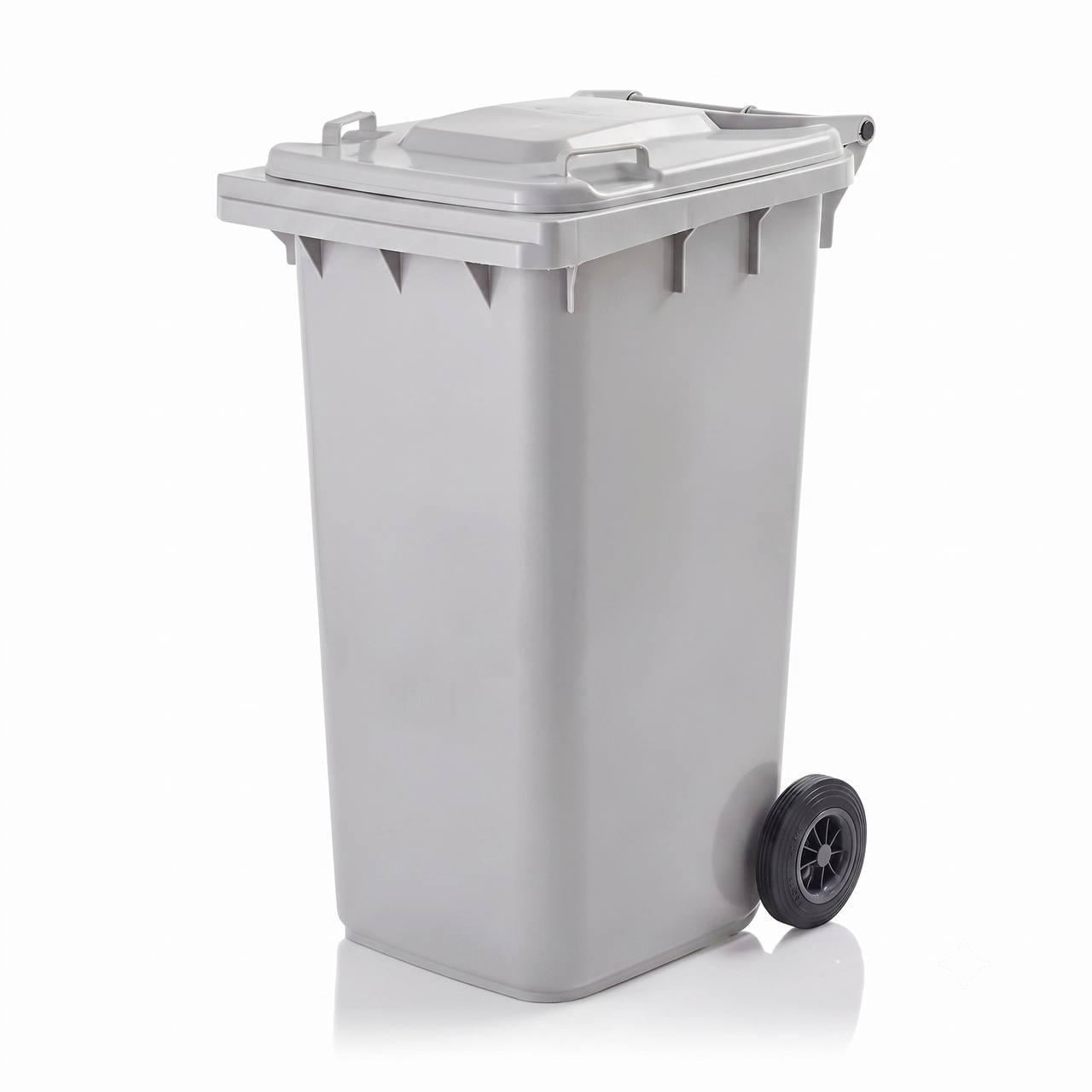 Контейнер для твердых бытовых отходов W-weber 240 л Серый