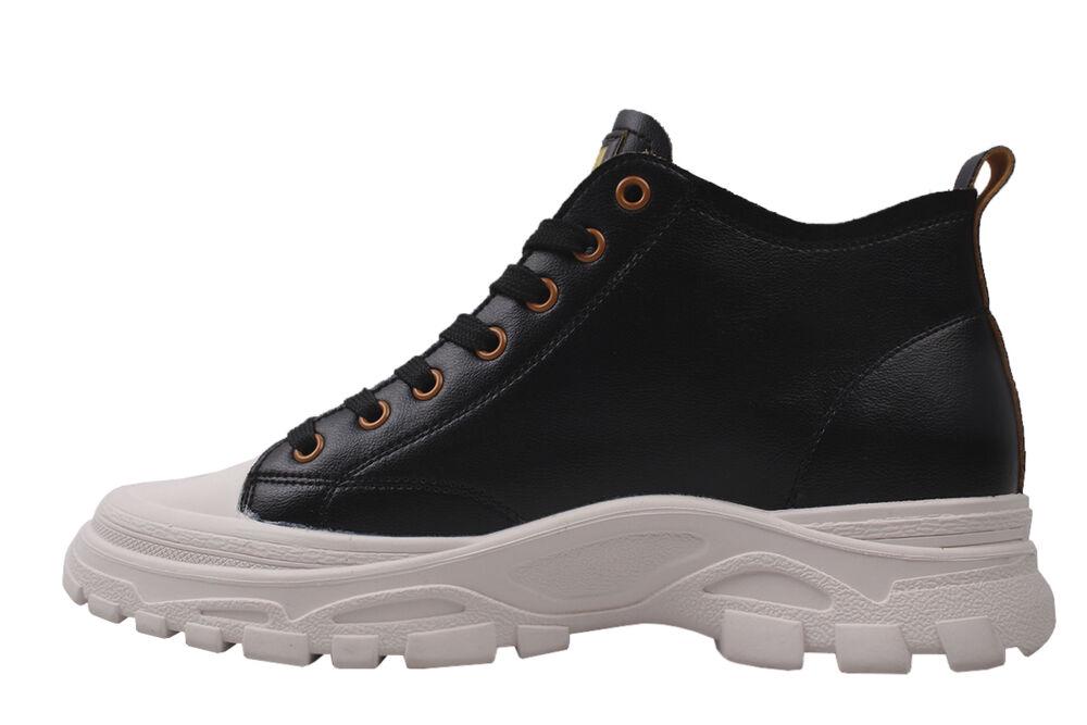 Кеди жіночі Berkonty зі шкіри Чорний (235-20DHC 38) - фото 4 Кеди жіночі Berkonty зі шкіри Чорний (235-20DHC 38) - фото 4