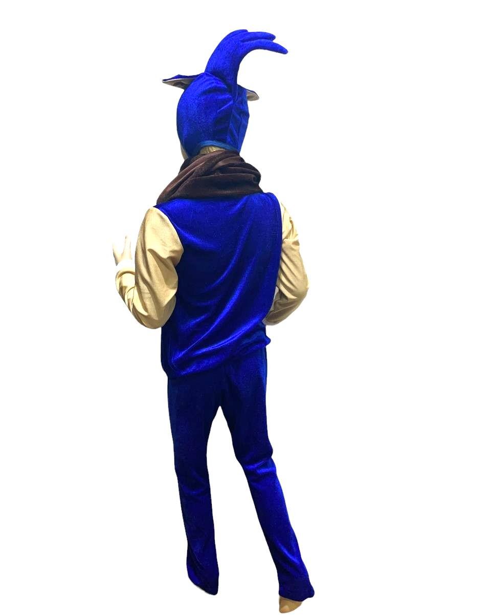 Карнавальный костюм Соника велюровый 104 см - фото 3