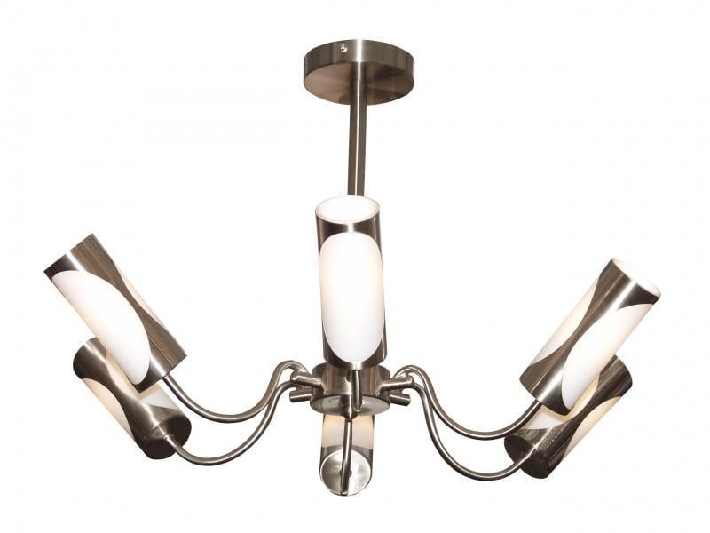 Люстра потолочная Brille BR-300S/6 на 6 плафонов