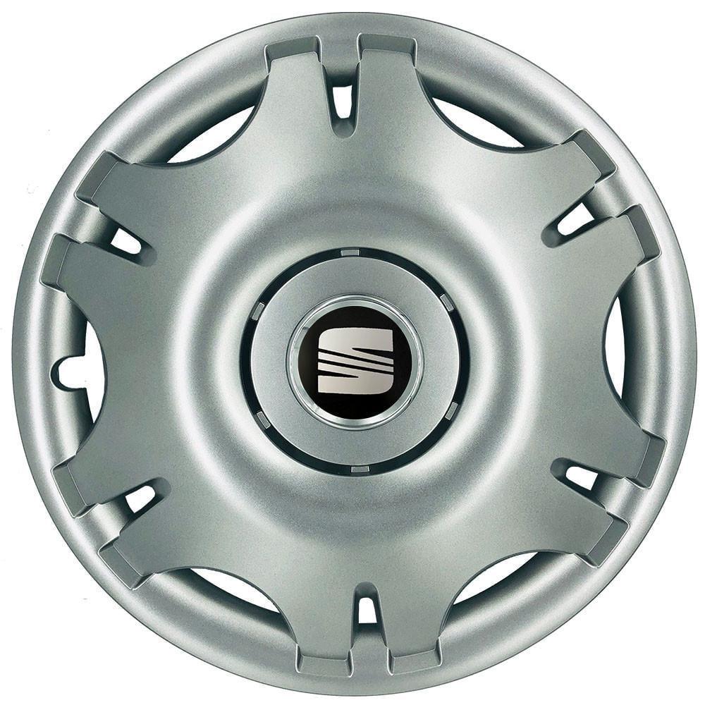 Колпаки SJS с логотипом Seat 402 R16 4 шт. Серебряный (31008651)