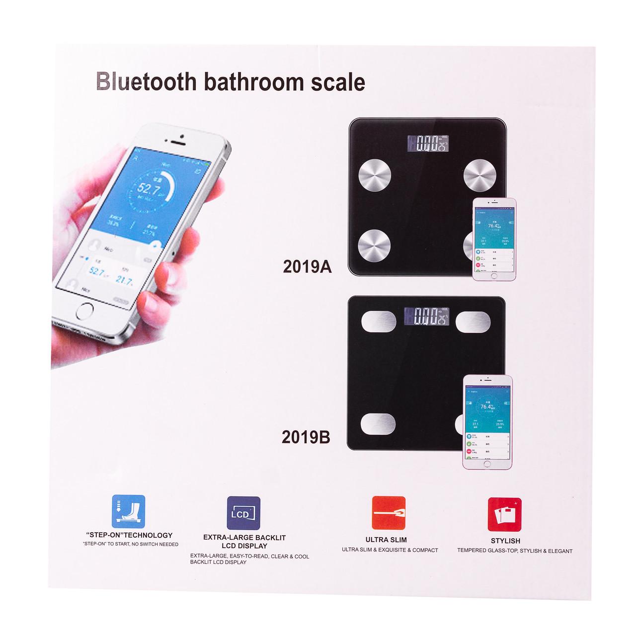 Весы напольные Scale one Bluetooth до 180 кг Белый (15417786) - фото 3