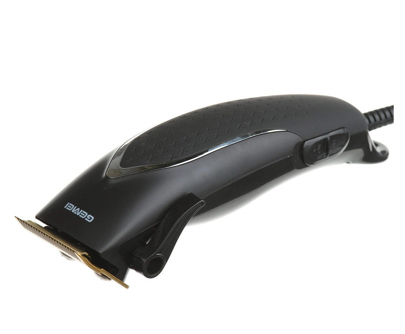 Машинка для стрижки волос Geemy с 4 насадками от сети (GM-809)