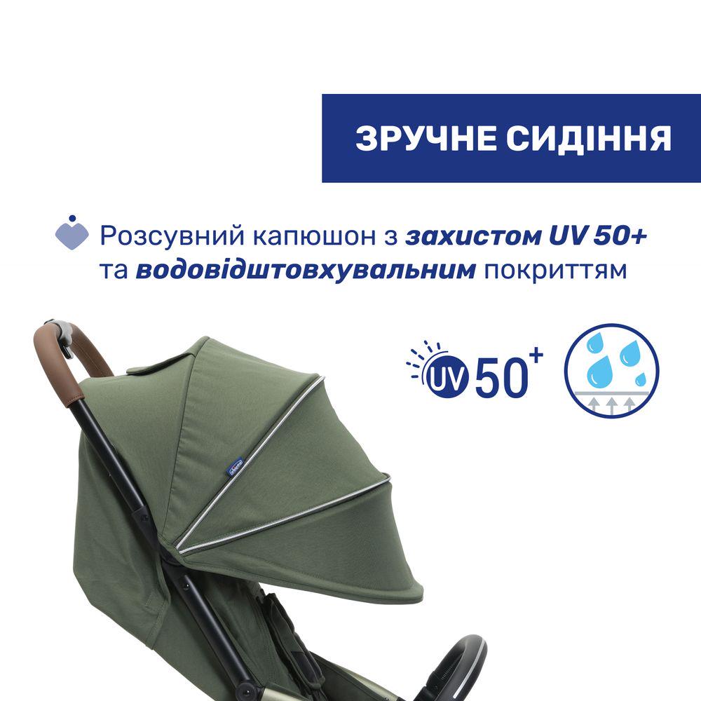 Коляска прогулочная Chicco Goody XPlus Stroller Зеленый (143142) - фото 4