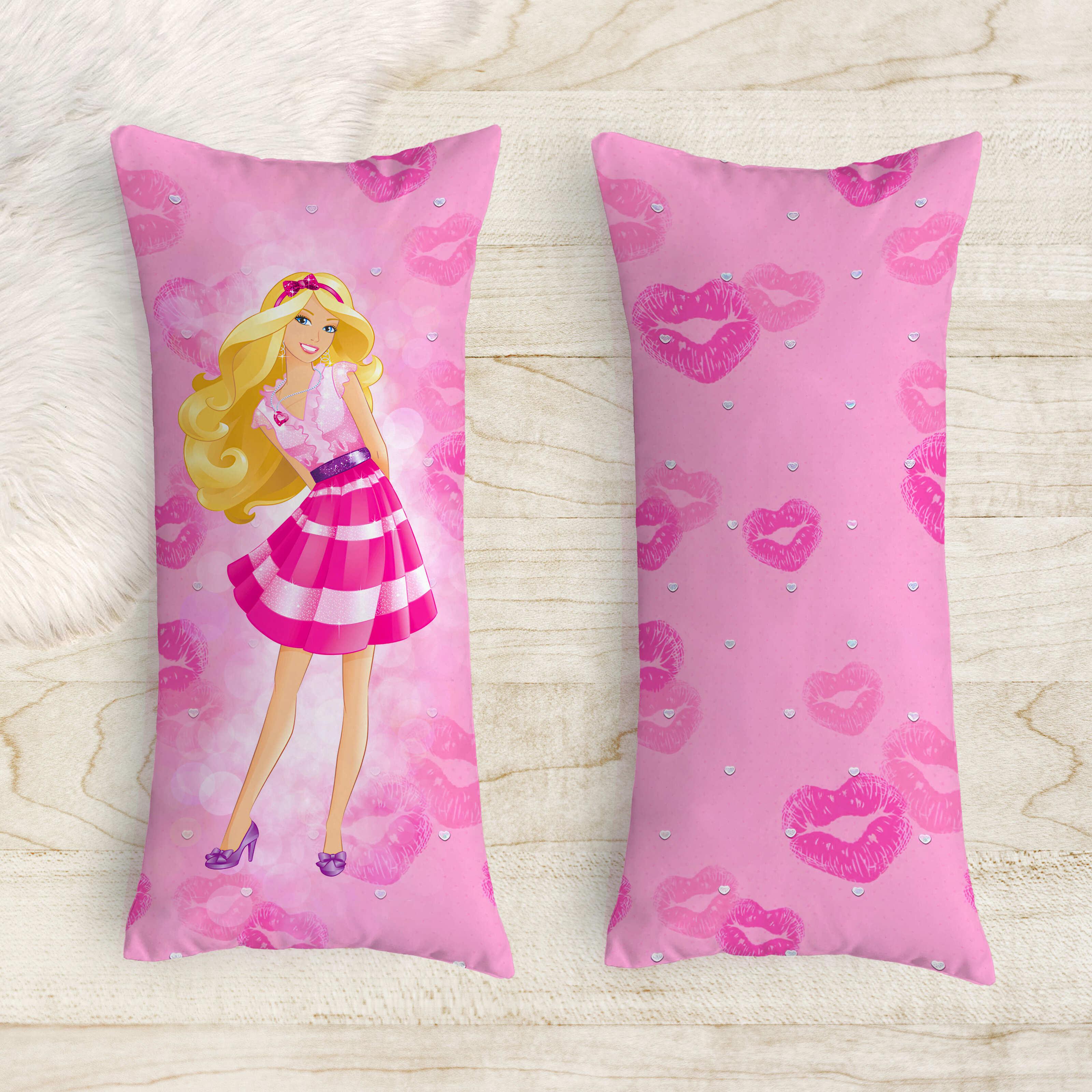 Подушка-обіймашка дакімакура дитяча Барбі 40х100 см
