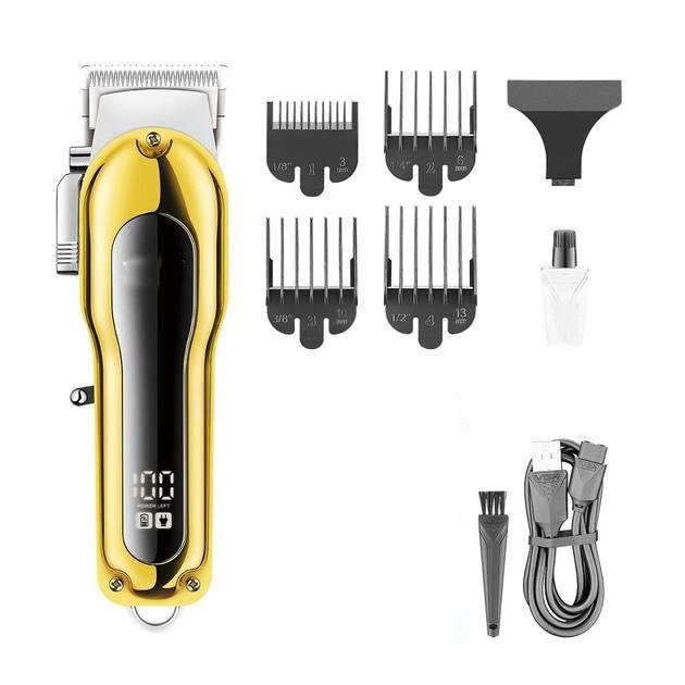Машинка для стрижки з насадками VGR-680 Жовтий (41466-680_585)