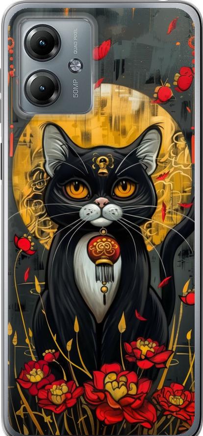 Чехол на Motorola Moto G14 China Cat (6134u-3197-42517)