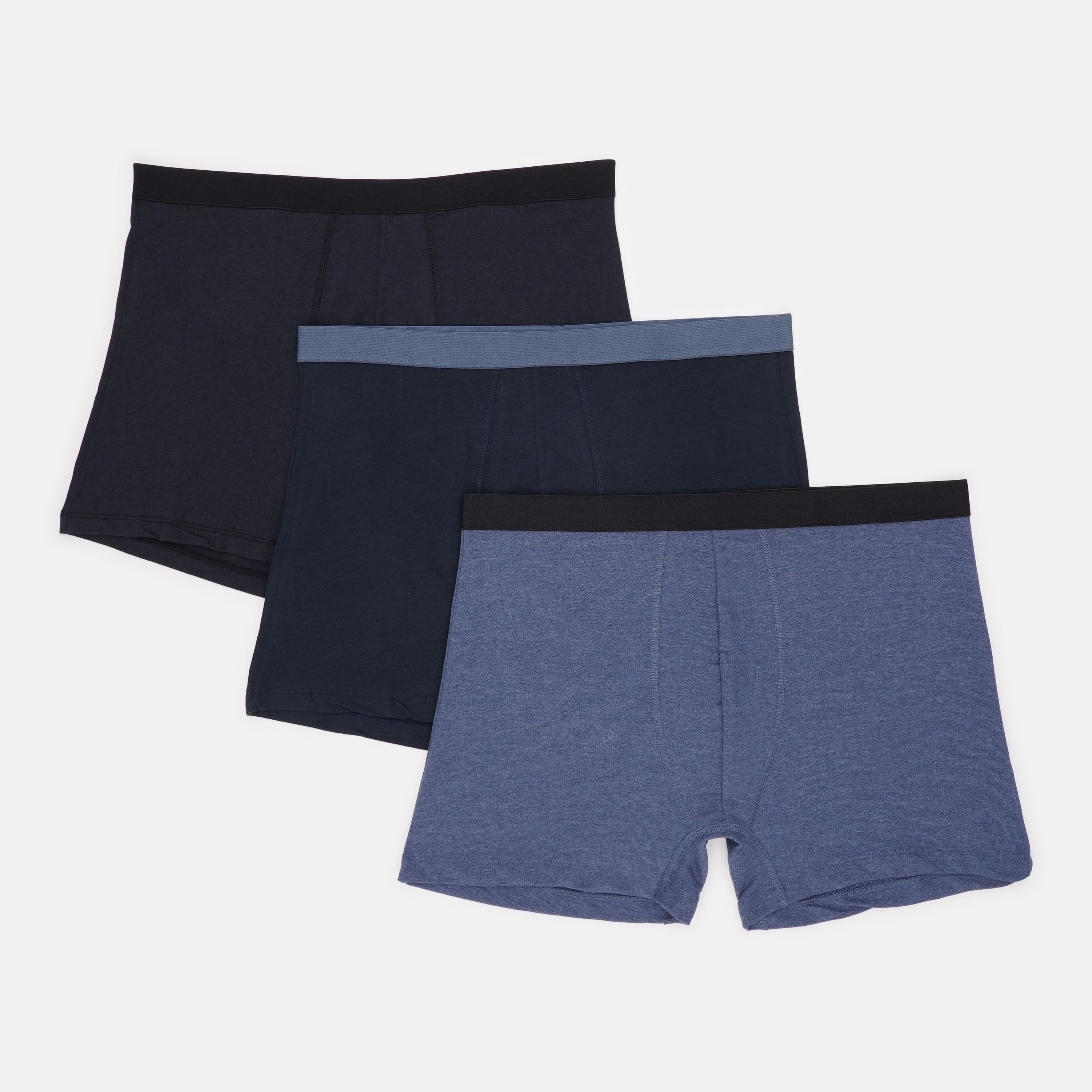 Труси Basic Collection 3 шт. XL Синій/Темно-синій (14380903525)