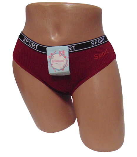 Трусы женские спортивные Kokowei 1943 рубчик L Бордовый (2061256095)