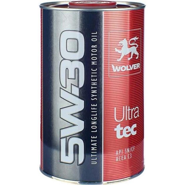 Моторне мастило WOLVER ULTRATEC С3 SAE 5W-30 1 л (13098)