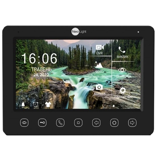 Відеодомофон NeoLight KAPPA+ HD WF Black (2863455568)
