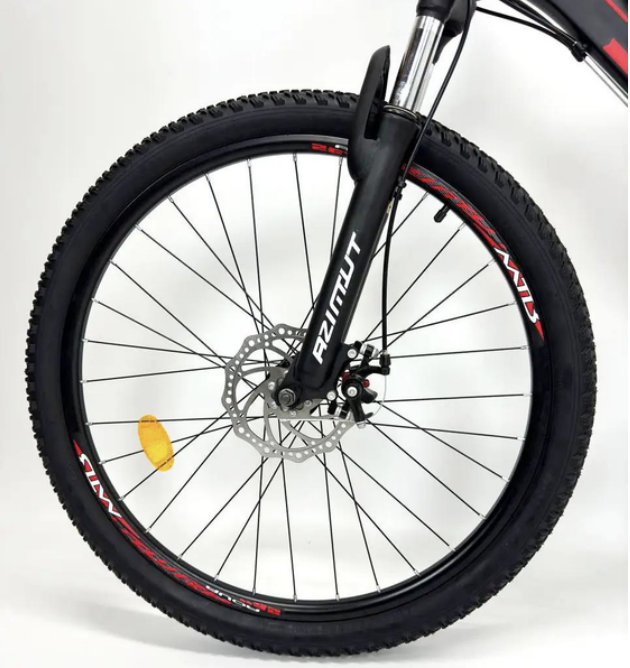 Електровелосипед Azimut Aqua 500 Вт 36 В 13 А/год 29" Чорно-червоний (2134063883) - фото 3