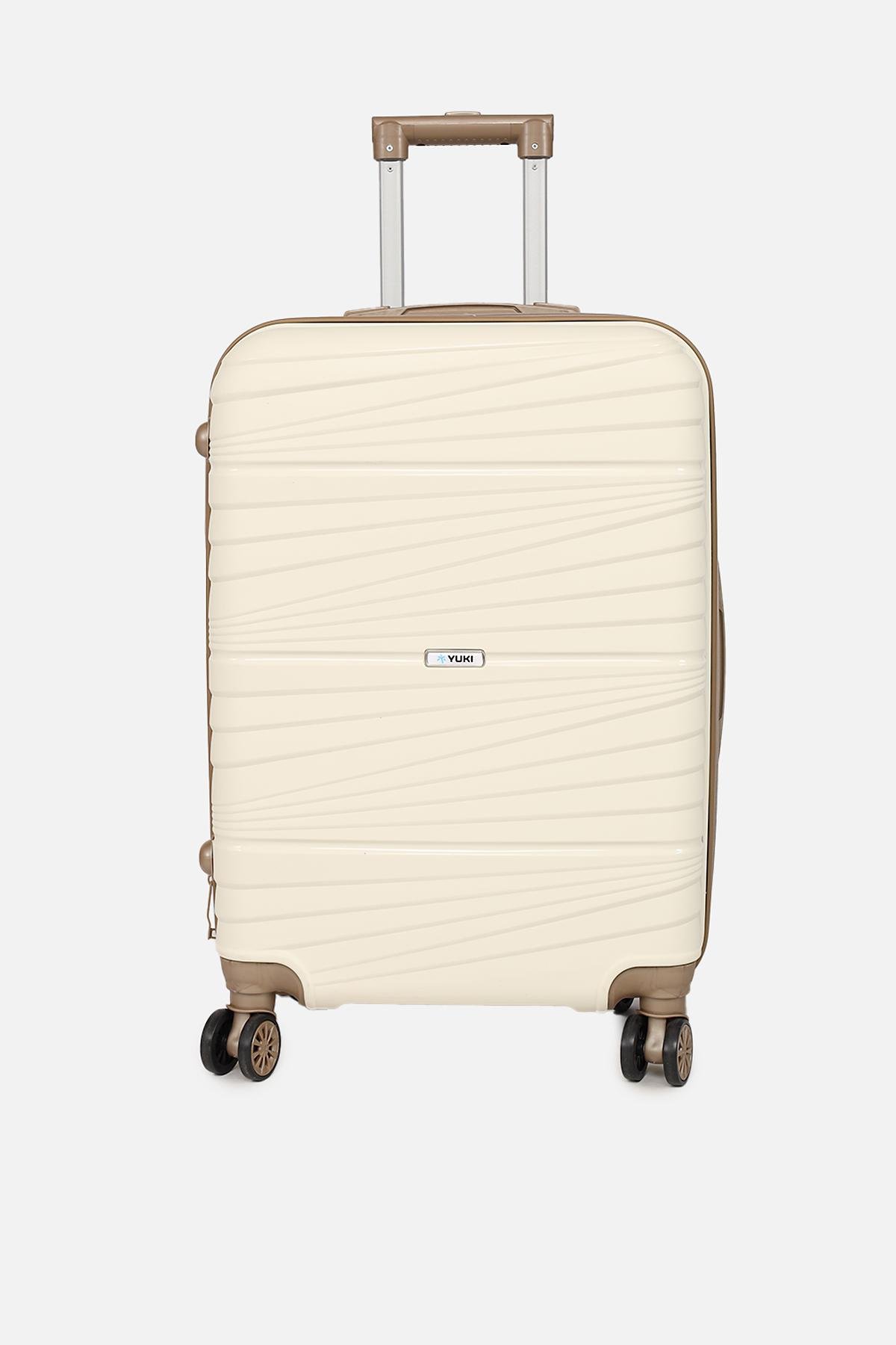 Чемодан женский ЦБ-00264193 M Молочный (SKT001030783)