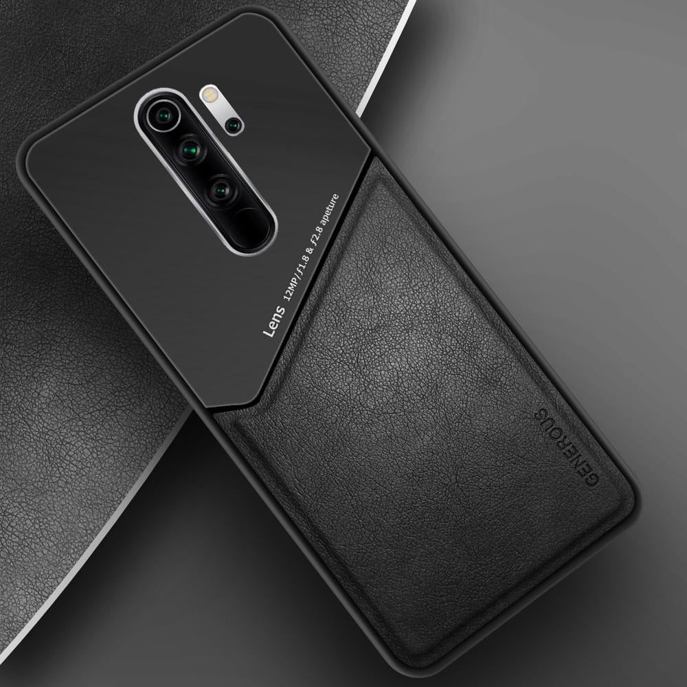 Комбинированный чехол Generous на Xiaomi Redmi Note 8 Pro Black (20024-2B)