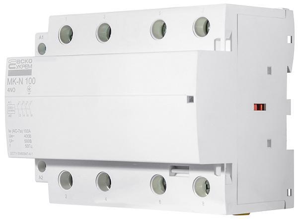 Контактор модульний АСКО MK-N 4P 100A 4NO (A0040030039) - фото 2 Контактор модульний АСКО MK-N 4P 100A 4NO (A0040030039) - фото 2