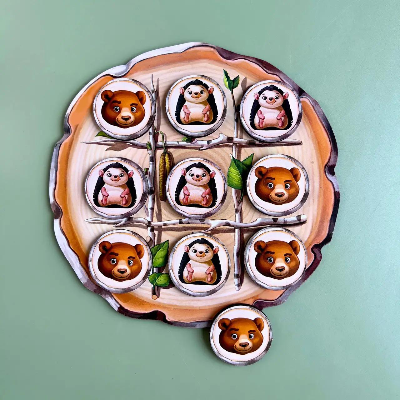 Настільна гра Ubumblebees Хрестики-нуліки Різнокольоровий (SR-113-N-67) - фото 4