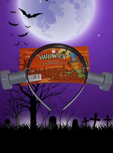 Обруч на Хэллоуин Франкенштейн One size Черно-серый (612974) - фото 3 Обруч на Хэллоуин Франкенштейн One size Черно-серый (612974) - фото 3