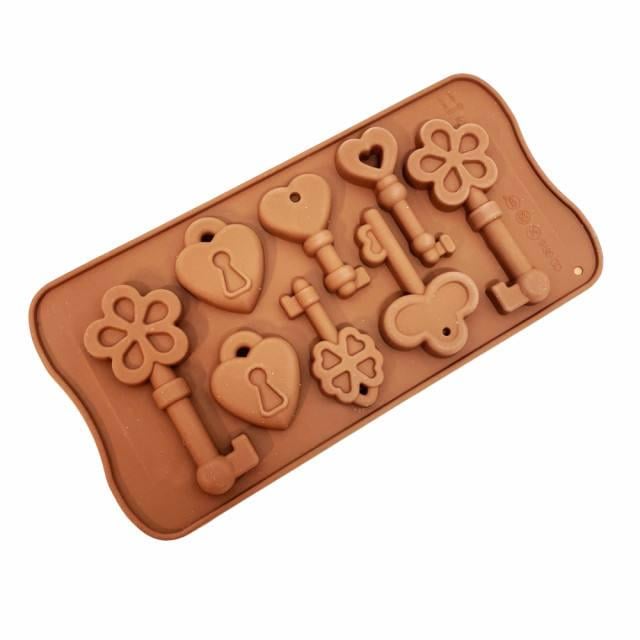 Форма силиконовая для шоколада Замочки и ключики (b8ab960d) Форма силиконовая для шоколада Замочки и ключики (b8ab960d)