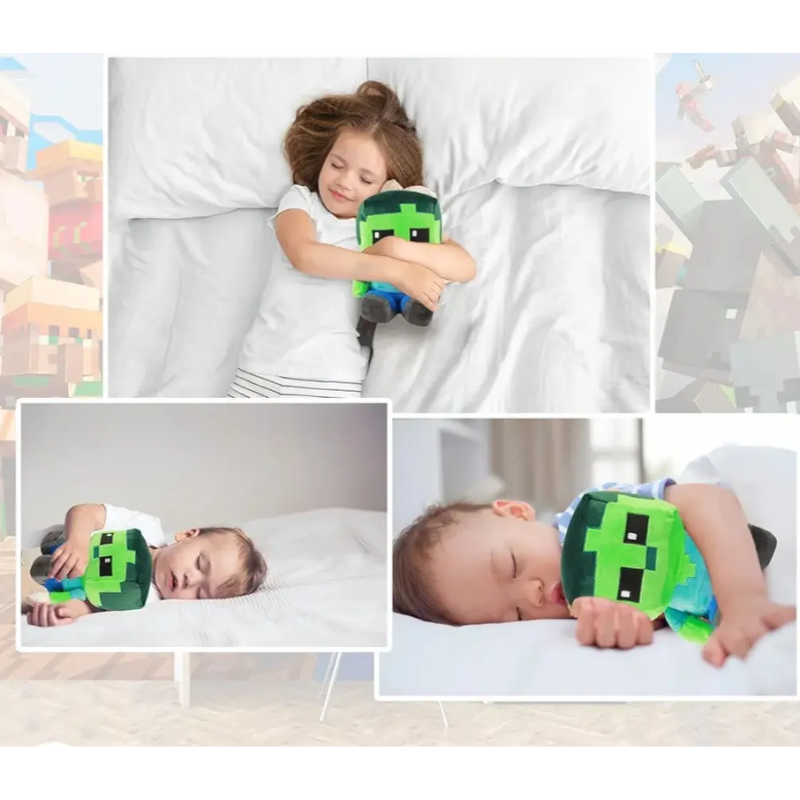 Мягкая игрушка из игры Minecraft Зомби 21 см Зеленый (2579202629) - фото 7