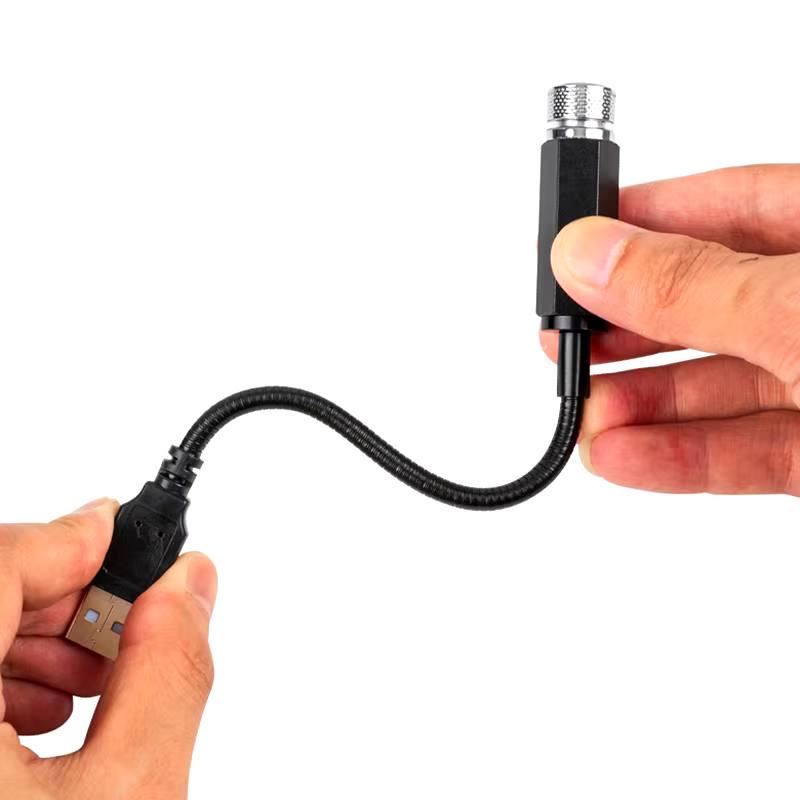 Проєктор GlowenRoof гнучкий автомобільний 6 режимів Фіолетове світло (2585) - фото 7