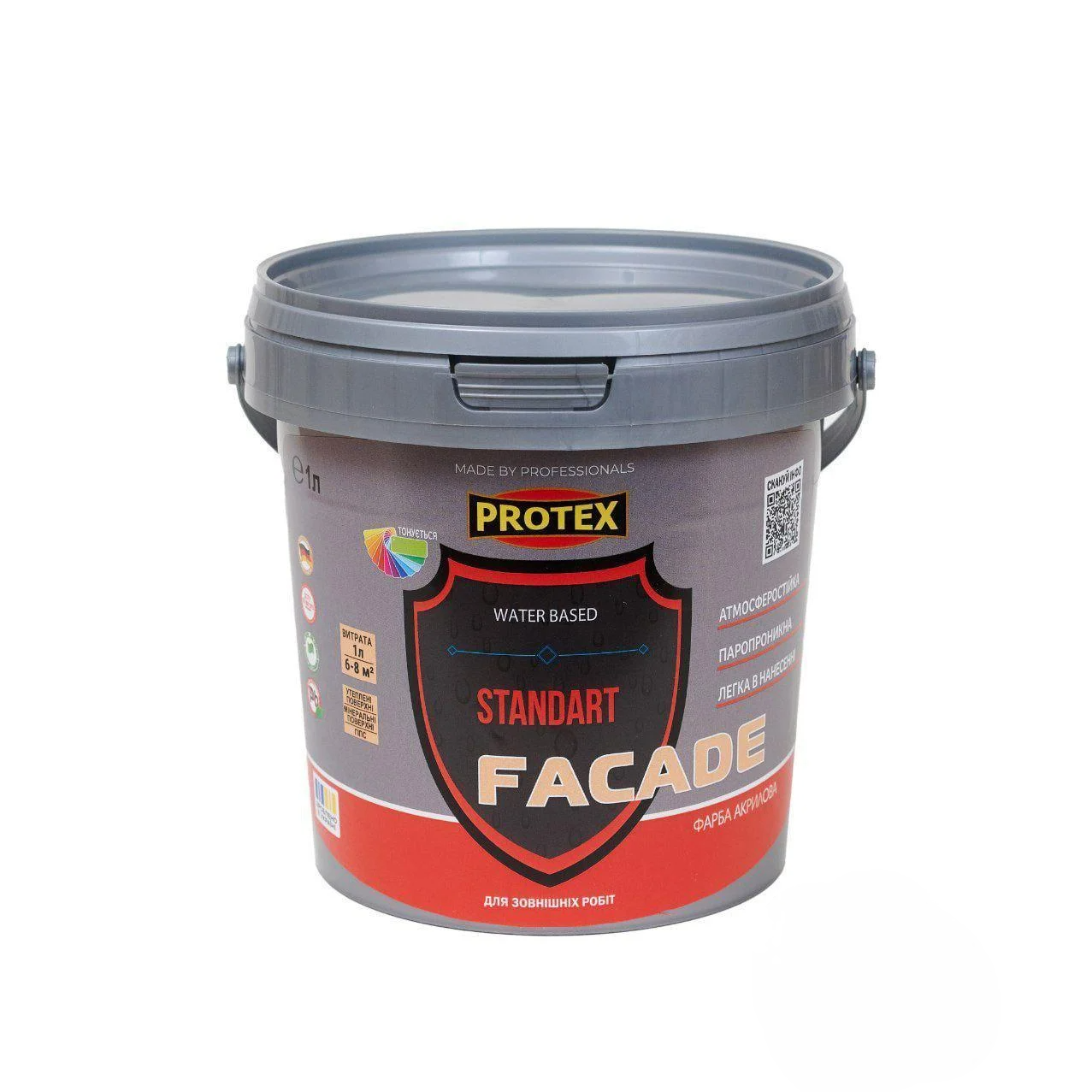 Краска акриловая Protex FACADE STANDART 1 л (3014750893)