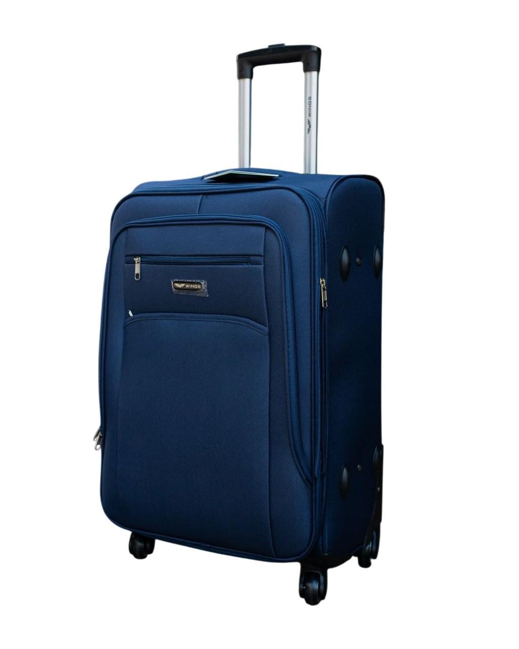 Чемодан Wings 2501 большой 97 л Синий (2501-L-Blue)