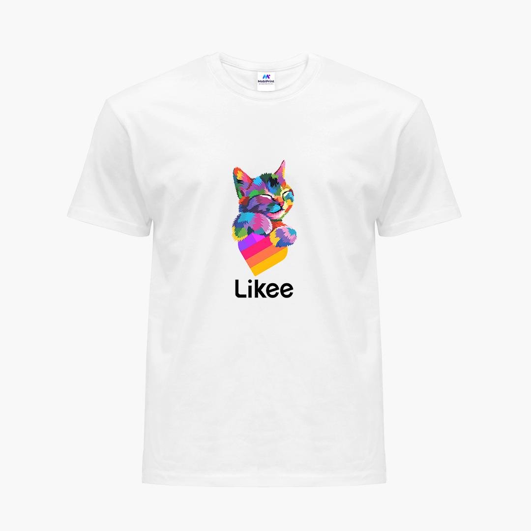 Футболка дитяча Likee Cat Білий (9224-1040-7)