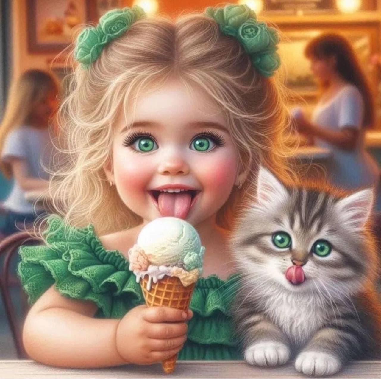 Алмазная мозаика Dream Toys Вкусное мороженое 20х20 см (2987255906)