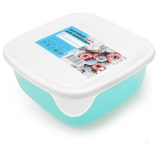 Контейнер харчовий для заморожування Stenson PB-706 14x14x5,5 см 800 мл (565872)
