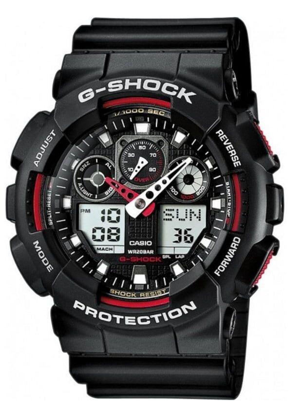 Часы мужские Casio GA-100-1A4ER кварцевые