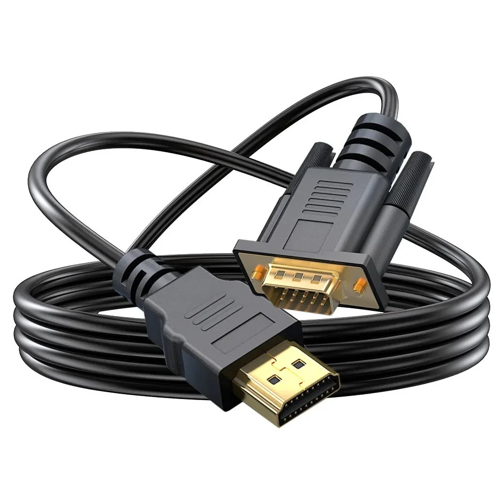 Кабель конвертер HDMI to VGA 1080P 60 Гц 1,8 м (1907819574)