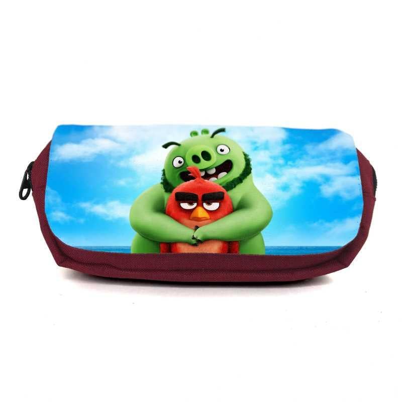 Пенал шкільний Angry Birds ANG-0018 Бордовий (2044915742)