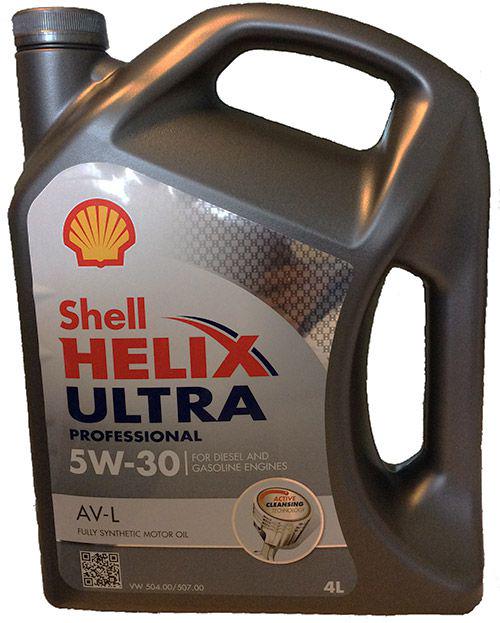 Моторна олива Shell Helix Ultra AV-L 5W-30 4 л