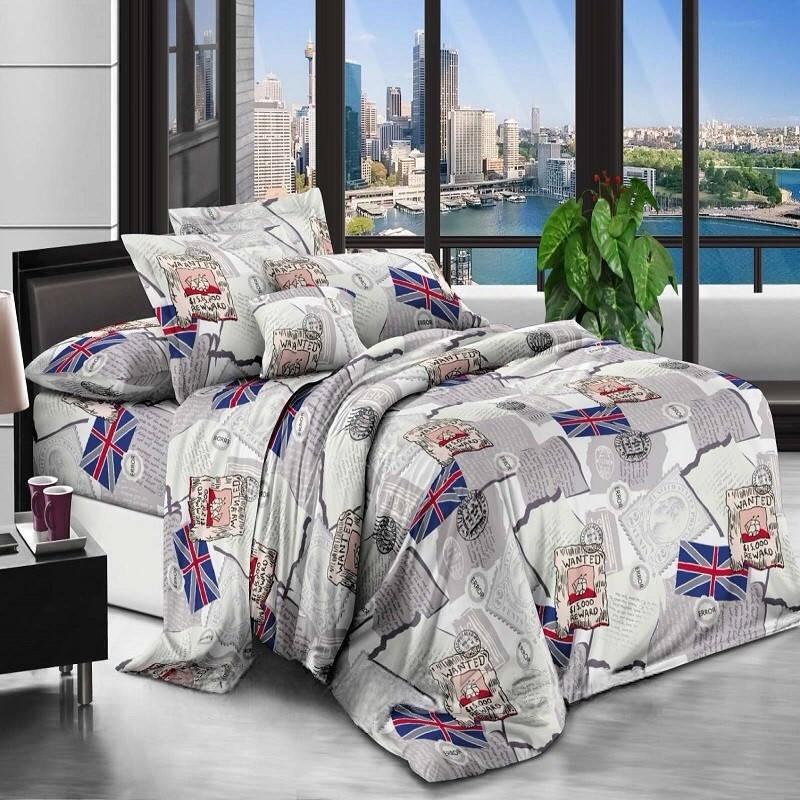 Комплект постельного белья Vital Textile Голд Люкс бязь евро 200х220 (BLе-491)