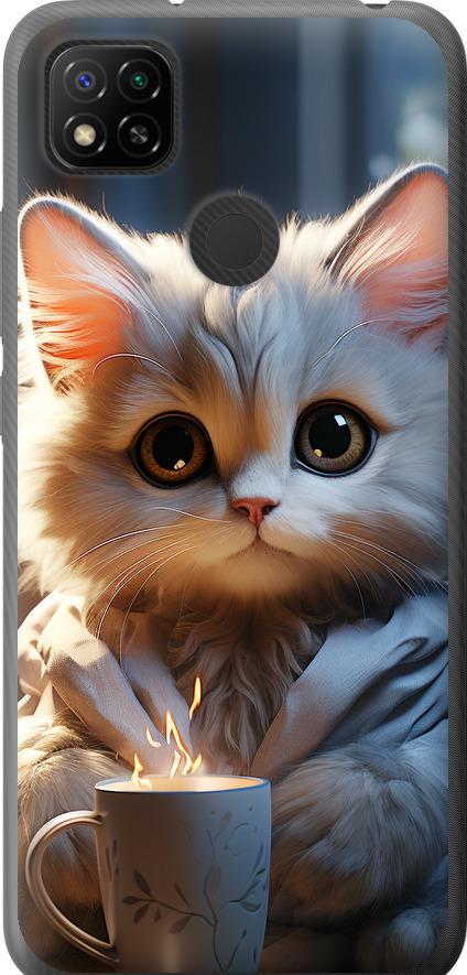 Чехол на Xiaomi Redmi 9C White cat (5646u-2035-42517)