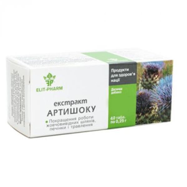 Артишок Elit-Pharm Екстракт Артишоку 40 табл. (000025288)