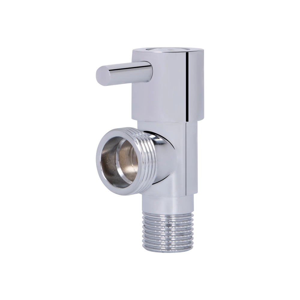 Кран кутовий Thermo Alliance Standart 1/2"Зх3/4"З керамічна букса ручка-паличка для приладів Хром (SD00053530)