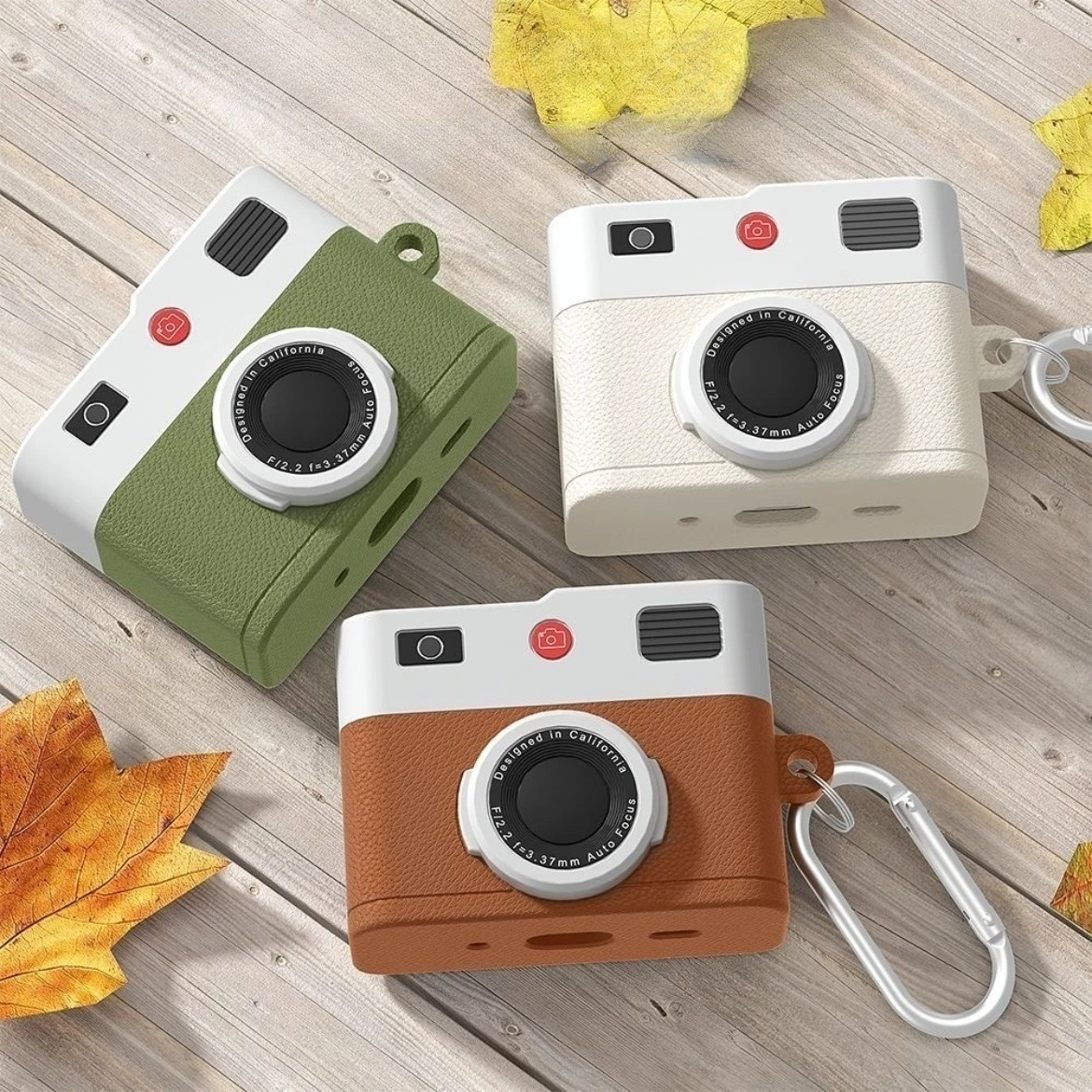 Чехол для наушников AirPods PRO 2 силиконовый с текстурой кожи с карабином Белый (2587419924) - фото 7 Чехол для наушников AirPods PRO 2 силиконовый с текстурой кожи с карабином Белый (2587419924) - фото 7