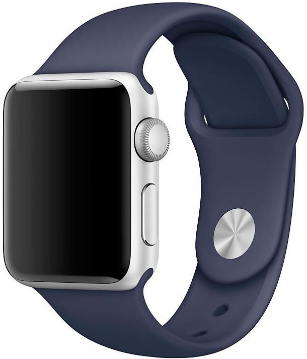 Силіконовий ремінець Band Sport Series Size M/L for Apple Watch 42/44/45/49mm, Midnight Blue (HC)