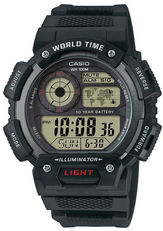Наручний годинник чоловічий Casio AE-1400WH-1AVEF (188781)