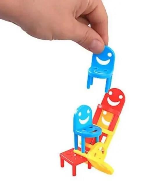 Настольная игра Балансирующие стулья разноцветные 36 стульчиков (295ab8ef) - фото 2