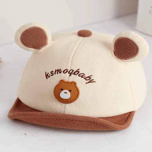 Кепка детская с мишкой 46-50 см Коричневый (25603060)