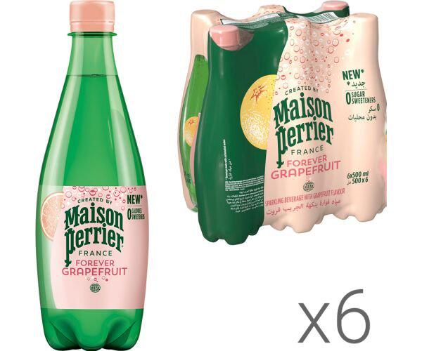 Вода мінеральна зі смаком грейпфруту Perrier без цукру 6 шт. х 0,5 л (18401) - фото 3